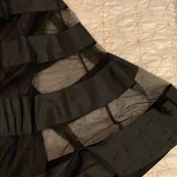 WOW!!Strapless black DRESS with tulle washable - Picture 2 of 7